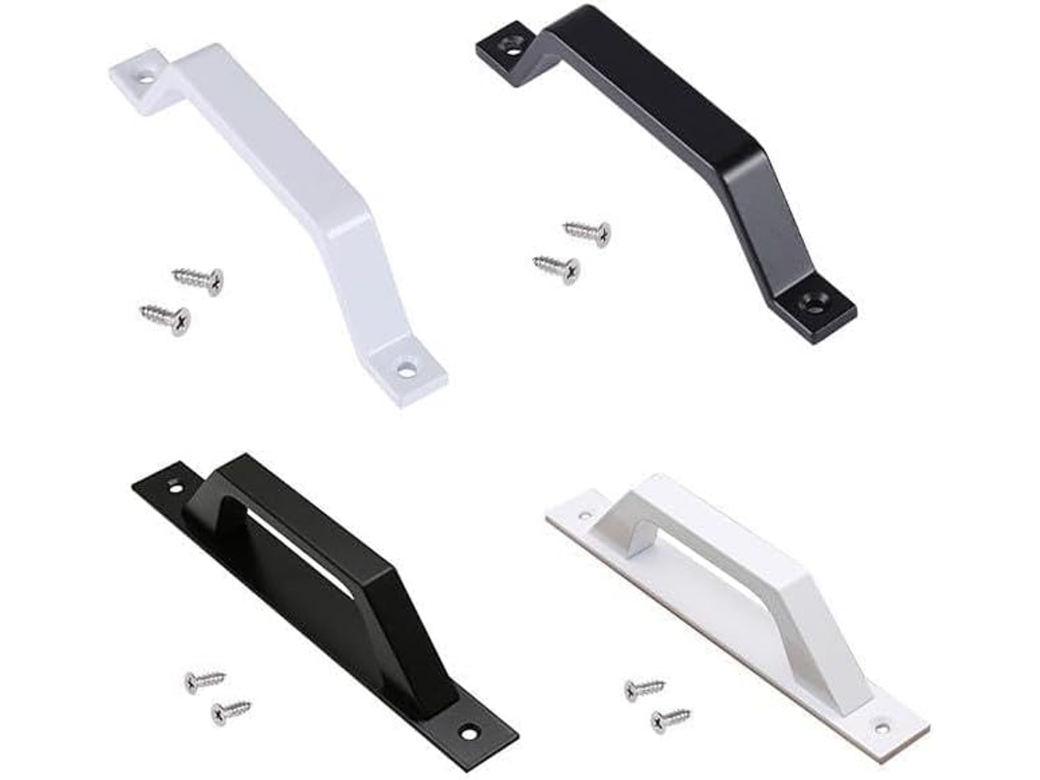Puxador De Alumínio Para Porta Celeiro, Puxador Resistente Para Portas De Correr Externas Internas, Garagens, Galpões E