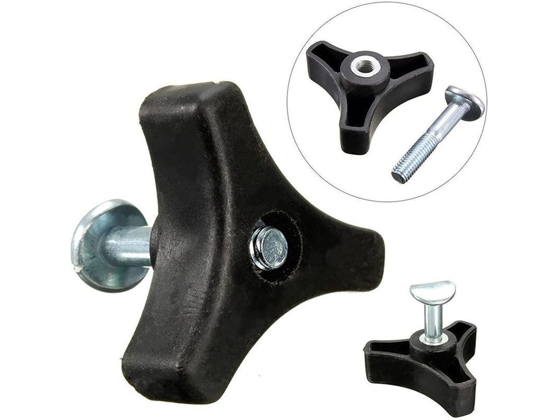 Nova Line perneta de Alça Triangular Porca Parafuso Preto para Cortadores de Grama Honda e Outros
