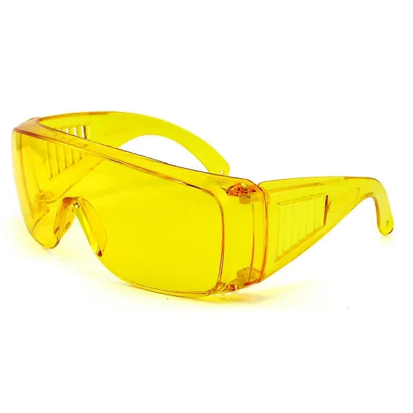 Óculos De Proteção Uv G1 Profissionais, Com Lentes Amareladas Que Cobrem Toda A Orelha, Antirreflexo