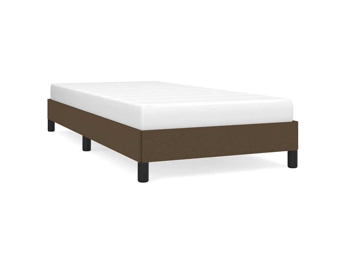 Bed Frame, Bed Frames Vidaxl Marrom Tecido (90 X 190 Cm)
