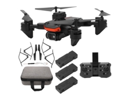 Drone Quadricóptero com Sistema de Detecção de Obstáculos, Câmera 4K HD com Zoom de 50x, 3 Baterias e Kit Profissional