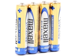 Pack 4 Pilhas Alcalinas 1.5V LR03 AAA - MAXELL