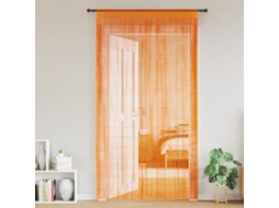 Vidaxl Cortinas De Fios 2 Pcs 140x250 Cm Laranja