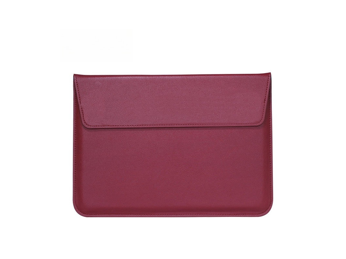 Capa para Portátil HEXINYIGJLY de 15.6" em Pu com suporte para Macbook, Dell, HP, Lenovo, Acer, LG vinho | HEXINYIGJLY