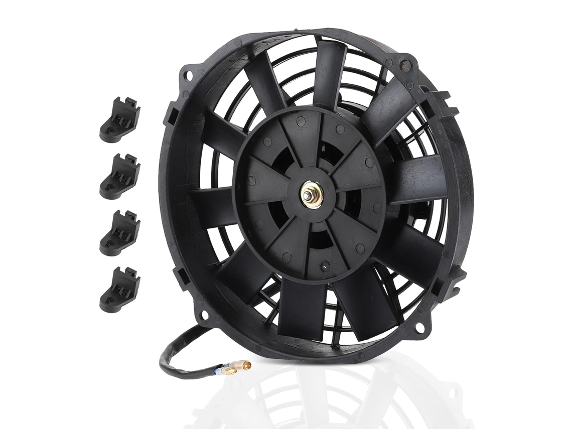 Ventilador Elétrico Universal De 8 Polegadas, Ventilador Para Ar Condicionado Automotivo, 65mm 2, 5 Polegadas De