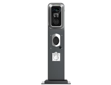 Estação De Carregamento Jatrhg K2 Com Tomada Tipo 2 Para Veículos Elétricos Poste De Suporte