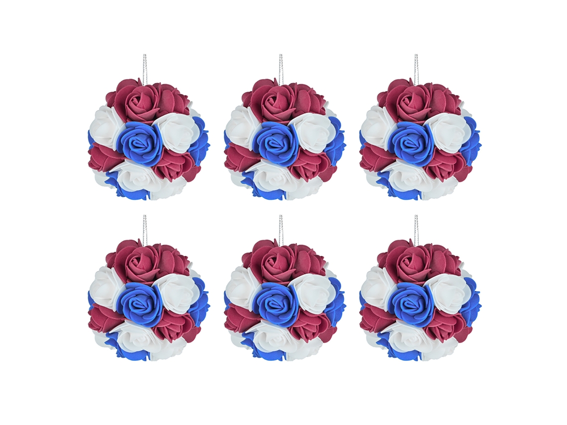Laxiscreed Bola De Flores Para Decoração De Festa De Dia Da Independência E Natal