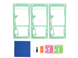 Mali cola Dupla Face para Capa Traseira do Celular Samsung S6 Edge+ Plus G928 com Kit de Limpeza 3 Unidades