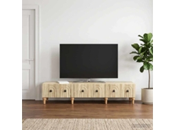Vidaxl Gabinete Para Tv Com Gaveta Carvalho Sonoma 147 X 34,5 X 30 Cm