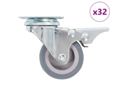 Conjunto 32 Roda giratória VIDAXL