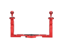 Suporte Duplo Metal Acouto para Lanterna Mergulho, Estabilizador