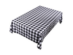 Toalha de Mesa Retangular de Natal Toalha de Mesa Xadrez para Decoração de Mesa de Natal