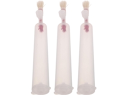 Ferramenta Manual De Polinização De 3 Peças Com Escovas Macias Para Flores.