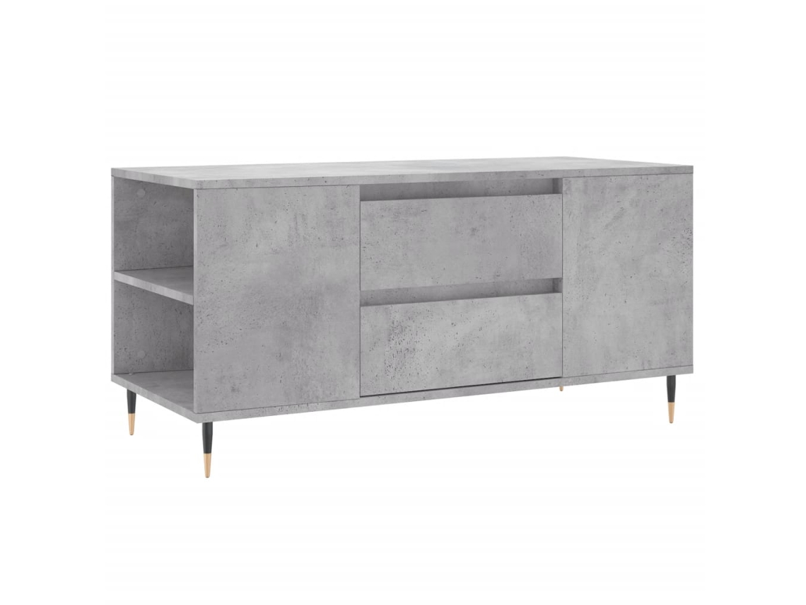 Mesa de Centro Derivados de Madeira Cinza Cimento MAISON EXCLUSIVE