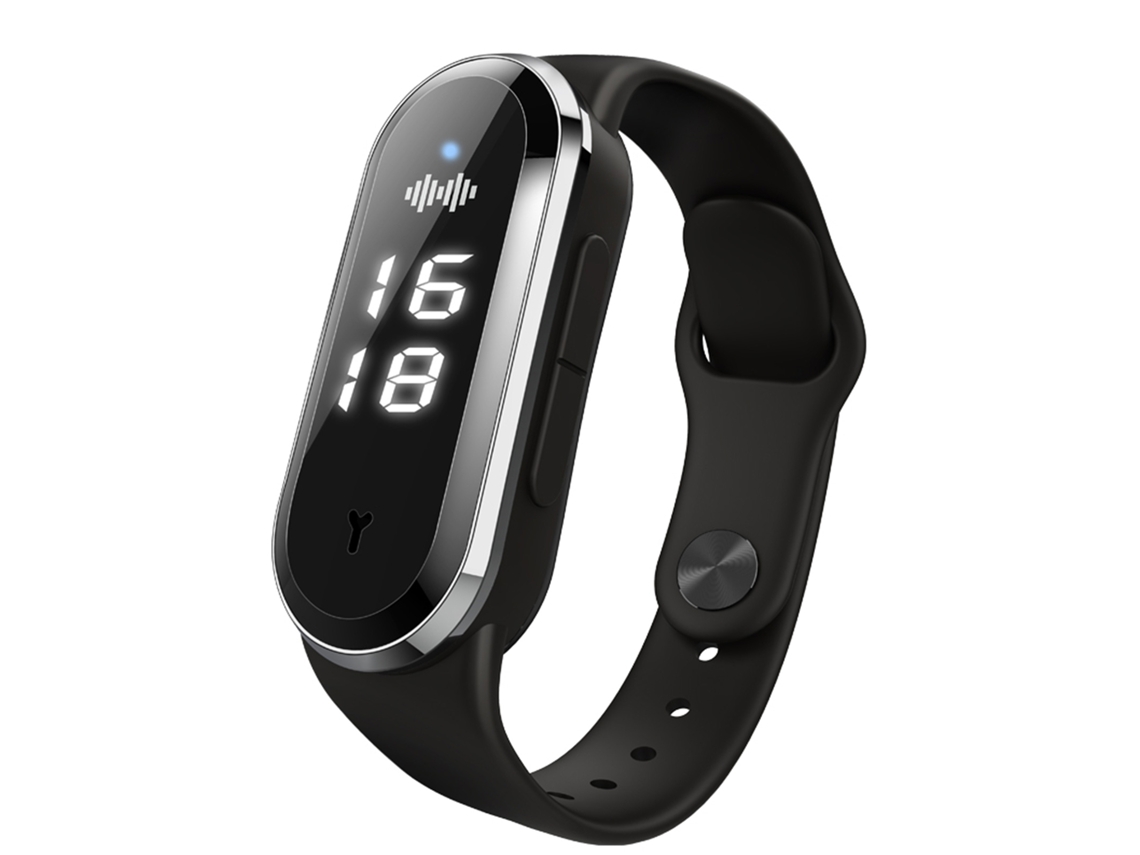 Pulseira Anti-mosca Ultrassônica 3 Modos Preta