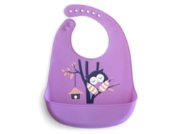 Babador de Silicone para Bebês com Bolso Coletor, Impermeável, Fácil Limpar e Próprio Lava louças. AQUAFORGE