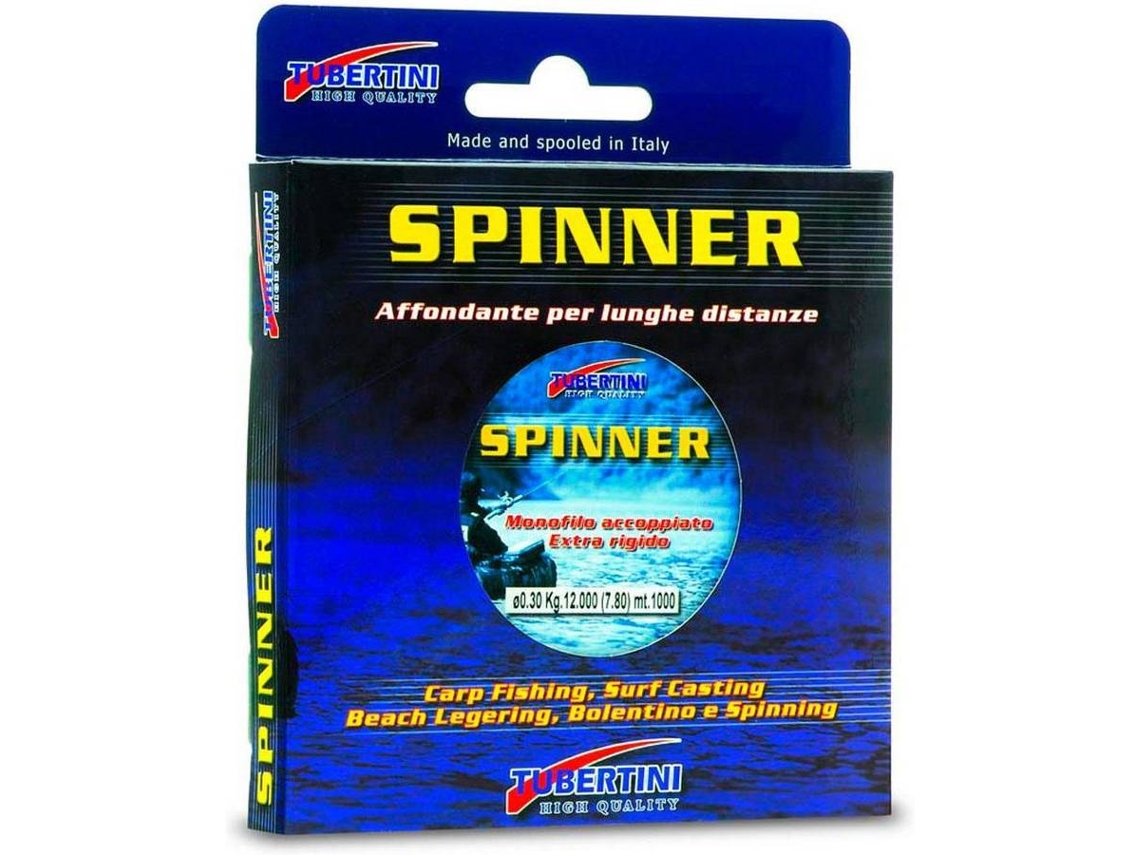 Linha de Pesca de monofilamento TUBERTINI Spinner (0.400 mm - 0,20 mm)