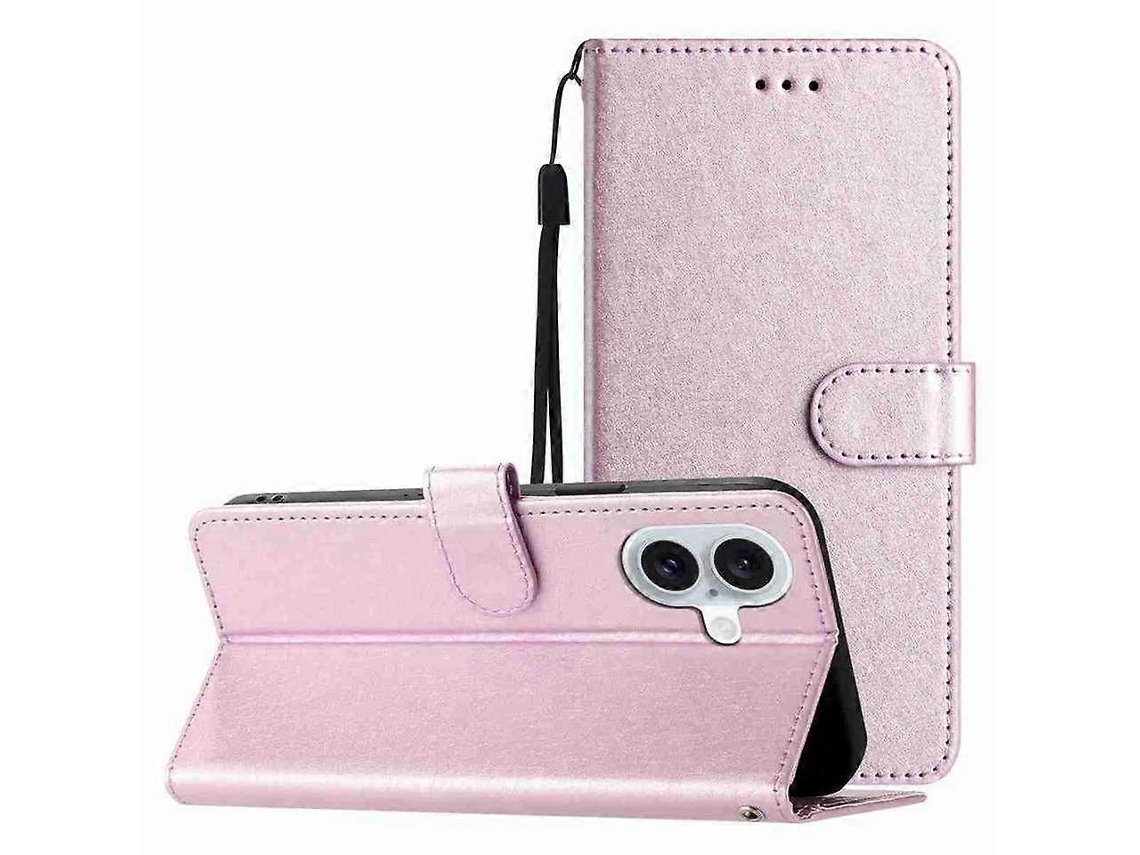 Capa De Celular De Couro Com Textura De Seda Horizontal