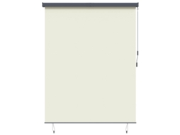 Vidaxl Estores De Rolo Creme 200 X 250 Cm Tecido E Alumínio