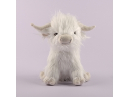 Peluche GEELY Réplica Da Scottish Highland Shaggy Cowbranco (Idade Mínima Recomendada: 1 ano)