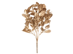 Laxiscreed Bouquet De Folhas Artificiais Douradas De 38cm Para Decoração Elegante