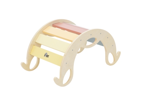 Arco Trepante Para Crianças 74X41X38,5 Cm Madeira Multicolorida JOYZ