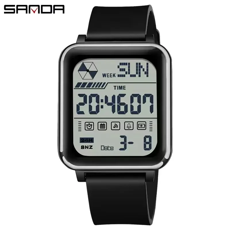 Relógio Esportivo Militar com Cronômetro Led, À Prova D'água, Relógio Eletrônico Masculino, Relógio Militar Masculino MDUG