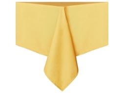 2026-mantel Quadrado 54x78 Polegadas Resistente A Manchas E Arrugas Lavável De Poliéster Amarelo Para Mesa, Festas E Camping