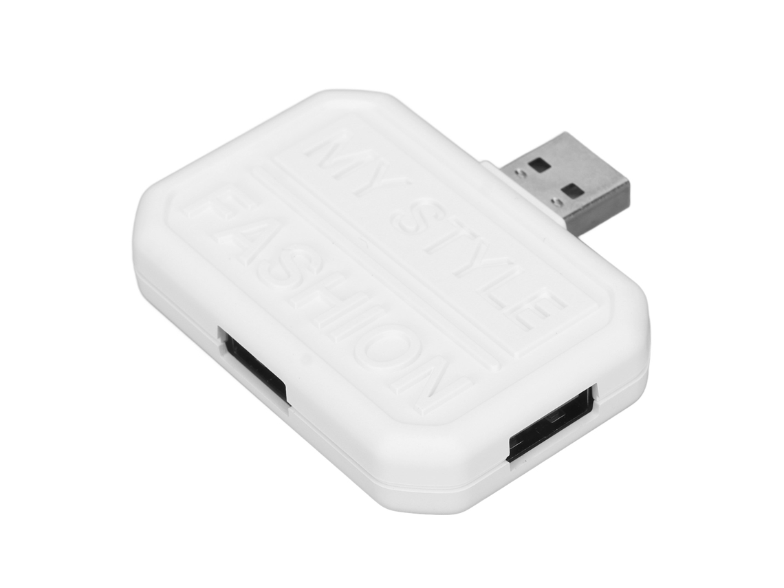 3 em 1 Estação de Acoplamento Usb a Hub Multiport com Usb3.0 e 2 Usb2.0 Branco