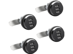 Fechadura De Came, Conjunto De 4 Unidades, 1-1/8 Polegadas, Para Instalação Doméstica E Utilização Quotidiana