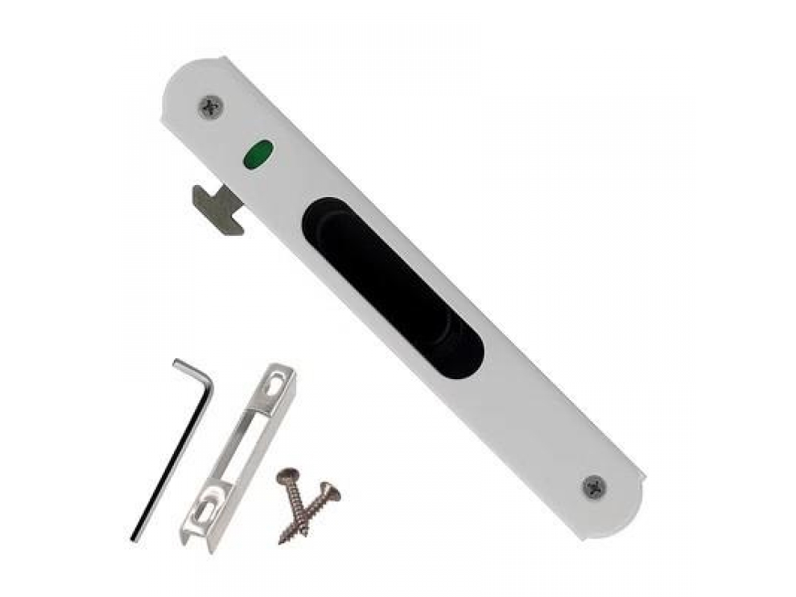 Fechadura Lurelia Para Janela Deslizante E Porta De Correr, Aço Inoxidável, 185 X 20 Mm, Uso Residencial