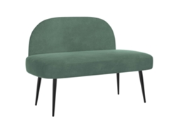 Conjunto 1 Banco Estofado Vidaxl Verde Contraplacado (110 X 60 X 76 Cm)