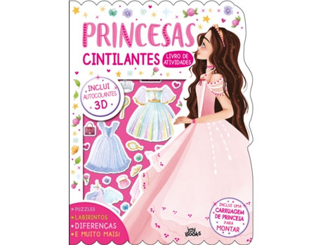 Livro Princesas Cintilantes: Livro de Atividades de Vários (Português)