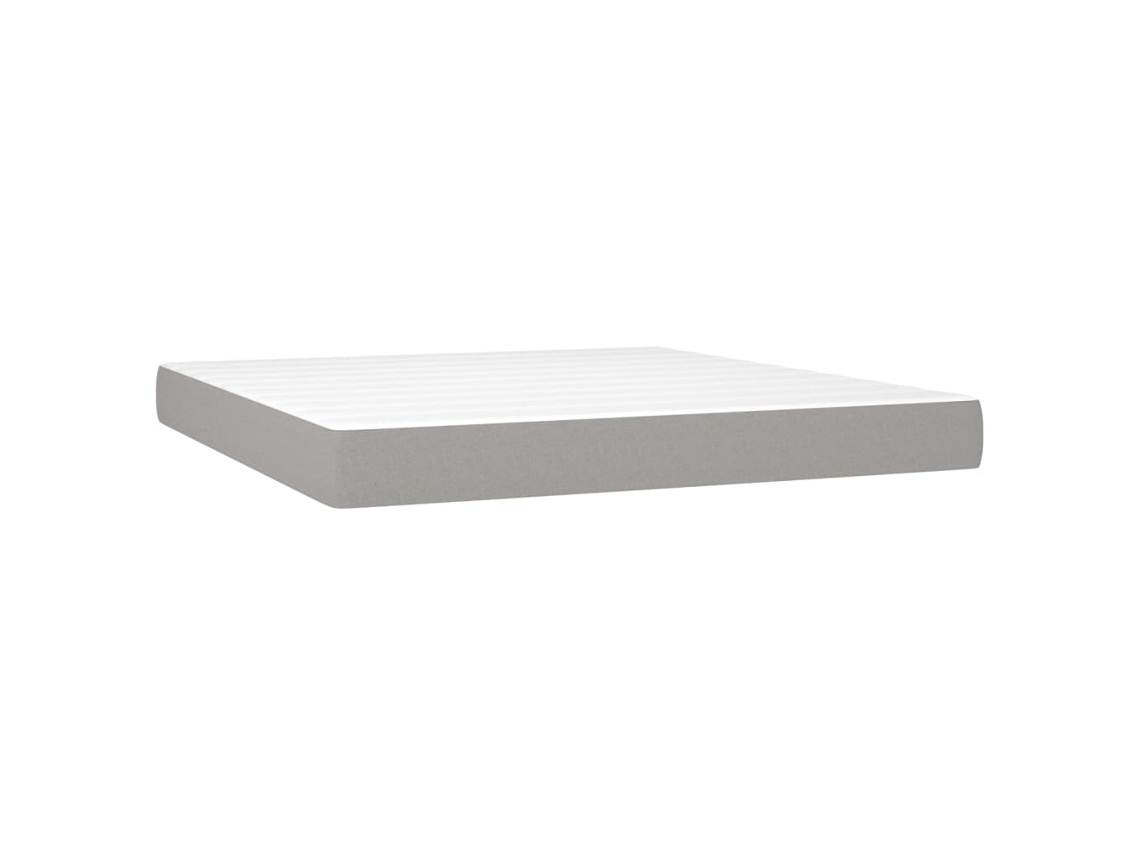 Pocket Spring Bed Mattress, Pocket Spring Bed Mattresses Vidaxl Cinzeto Tecido (180 X 200 Cm)