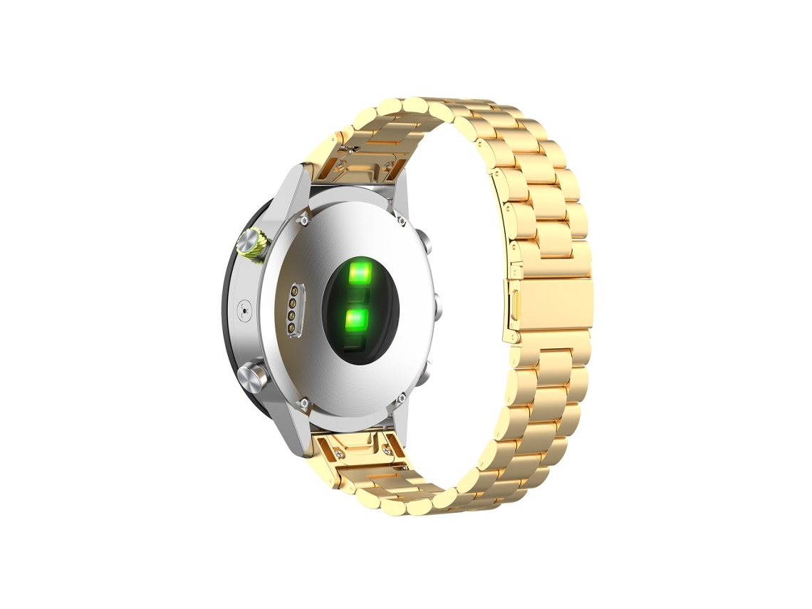 Pulsera Em Metal Liberação Rápida Três Pérolas Douradas Para O Seu Garmin Fenix 6