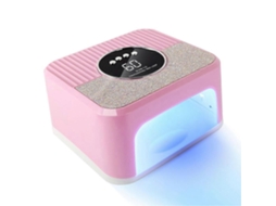 Uv Nail Lamp Gel Nails,45led With 4timer Mode,gel Decorated Sparkling Rhinestone White GOKOCO (us)