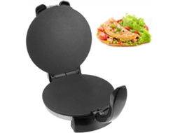 Crepeira Elétrica De 25 Cm Com Revestimento Antiaderente, Ideal Para Roti, Chapati E Panquecas, Com Temperatura Ajustável.
