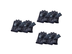 Healeved Conjunto Com 3 Pares De Luvas Treino Voleibol, Luvas Especiais Para Cada Tipo De Mão, Respiráveis E