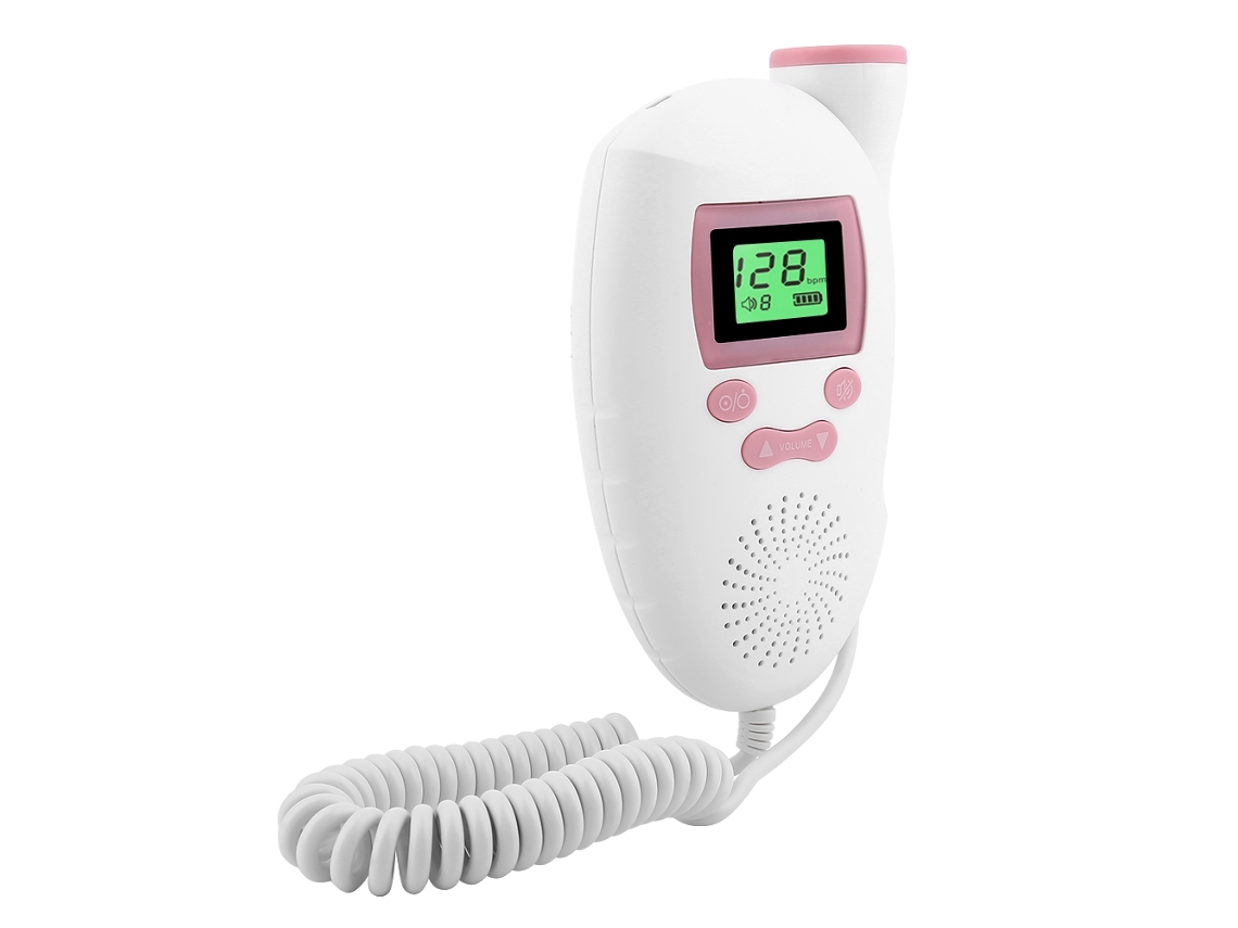 Laxiscreed Monitor Pré-natal Batimentos Cardíacos Fetal 2.5mhz Com Tela Lcd Para Segurança Do Bebé