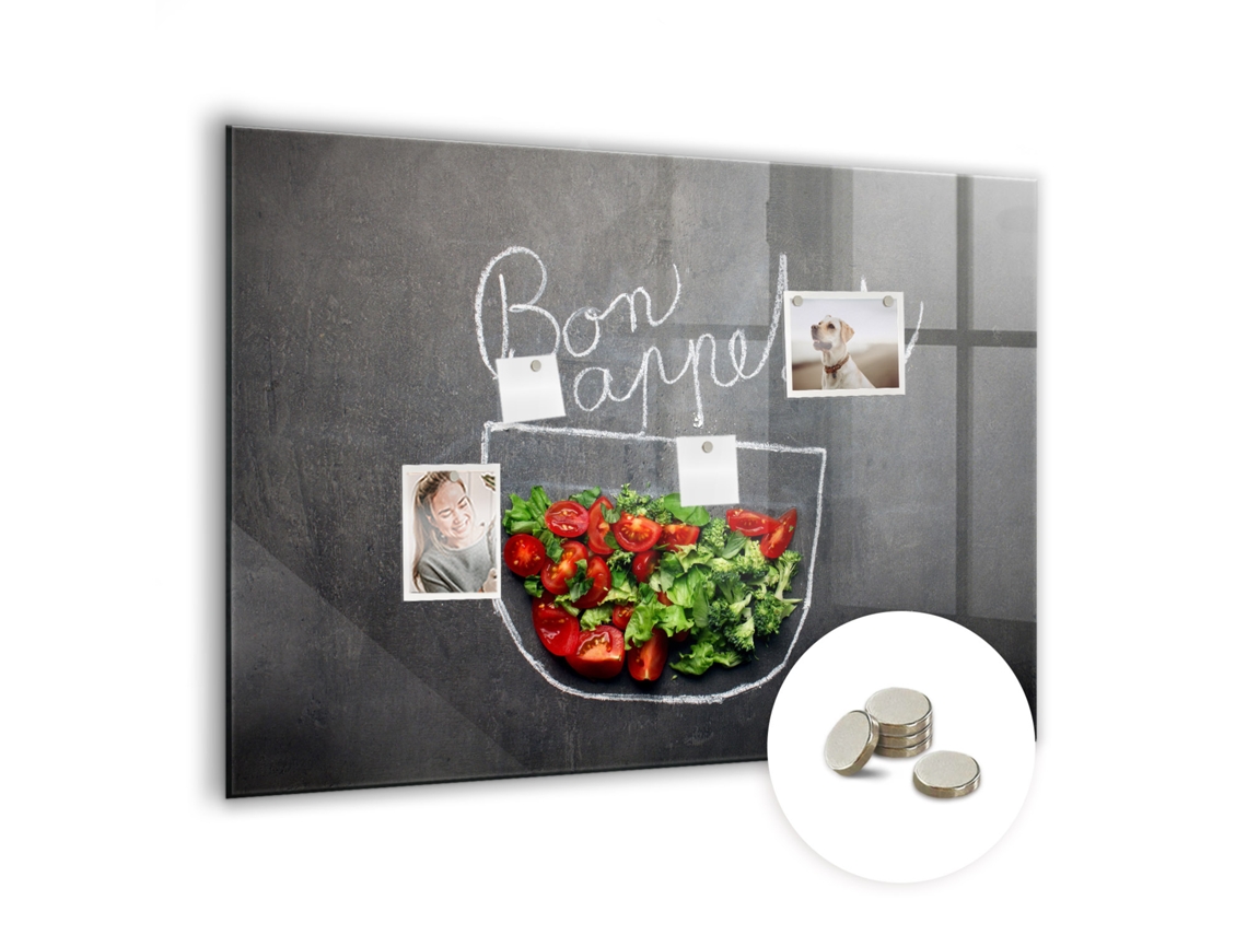 Quadro Magnético Inscrição "bom Apetite" Para A Cozinha Espelharte (100x70 Cm)
