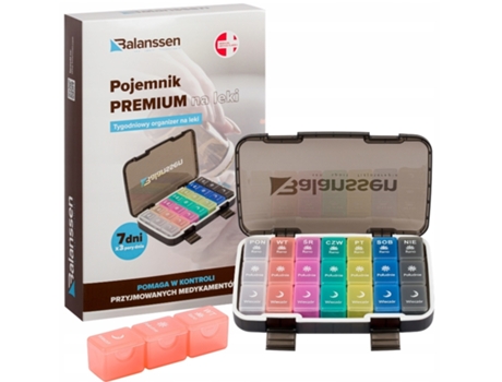 Balanssen Premium Medication Organizer 3 Times Daily, 1 Unit Bifarm