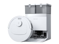 Aspirador Robô Ecovacs T30e Omni, Estação Omni (auto Esvazia-lava-seca45°c-reabastece), 25000pa, Ozmo Turbo 2.0, Zerotangle 3.0, Truedetect 3d, Branco
