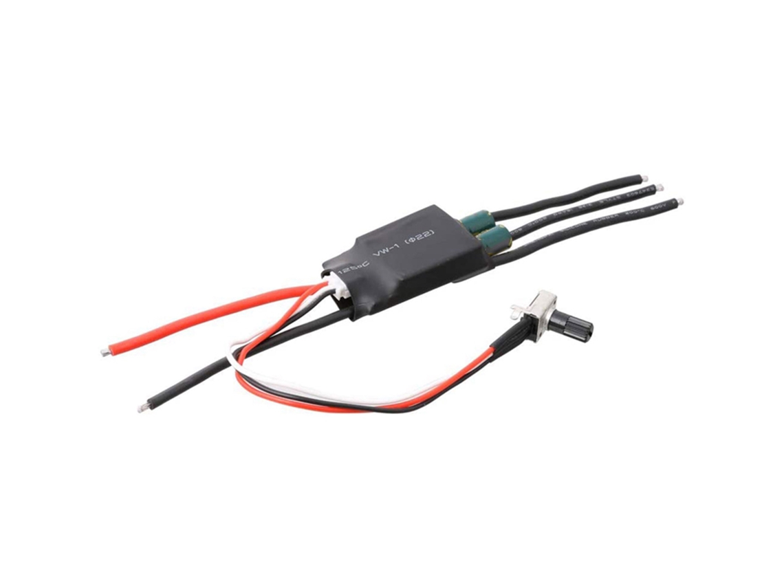 Controlador De Velocidade Esc De Motor Bldc Trifásico 7-24v 200w Com Potenciômetro Para Ferramentas Elétricas Industriais