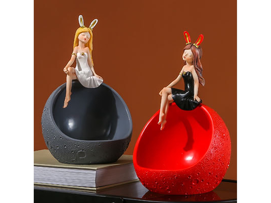 Key Storage Ornament (space Jade Rabbit Gray, Nordic Creative) Eoocoo