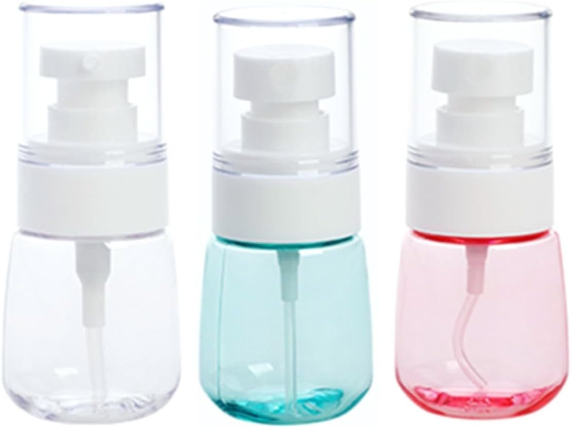 Conjunto De 3 Frascos De Spray De Plástico Vazios, Reutilizáveis