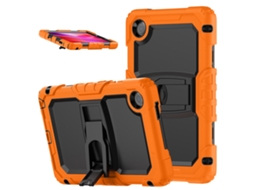 Capa Para Tablet Lurelia, Compatível Com Lenovo Tab One De 8,7" Cor Laranja (modelo 2025, Silicone, Função Sono, Proteção Antiquedas