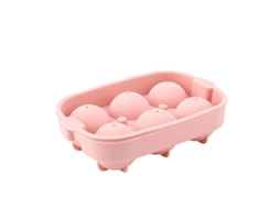 Mold De Silicone Para Bola De Gelo 6 Buracos Para Whisky, Chocolate E Bolo, Seguro E Durável