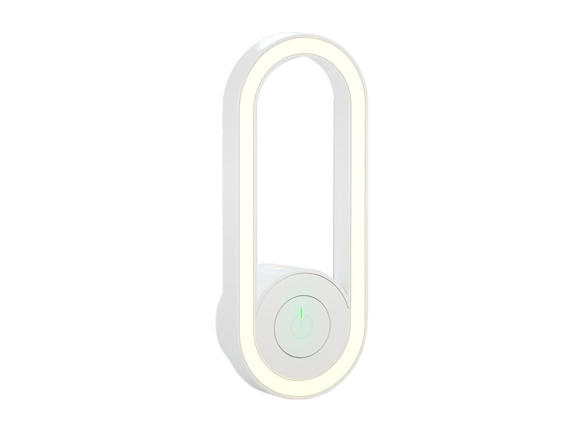 Inseto repelente ultrassônico com luz noturna, 2 modos ajustáveis e baixo ruído para casa, cozinha e escritório LAXISCREED