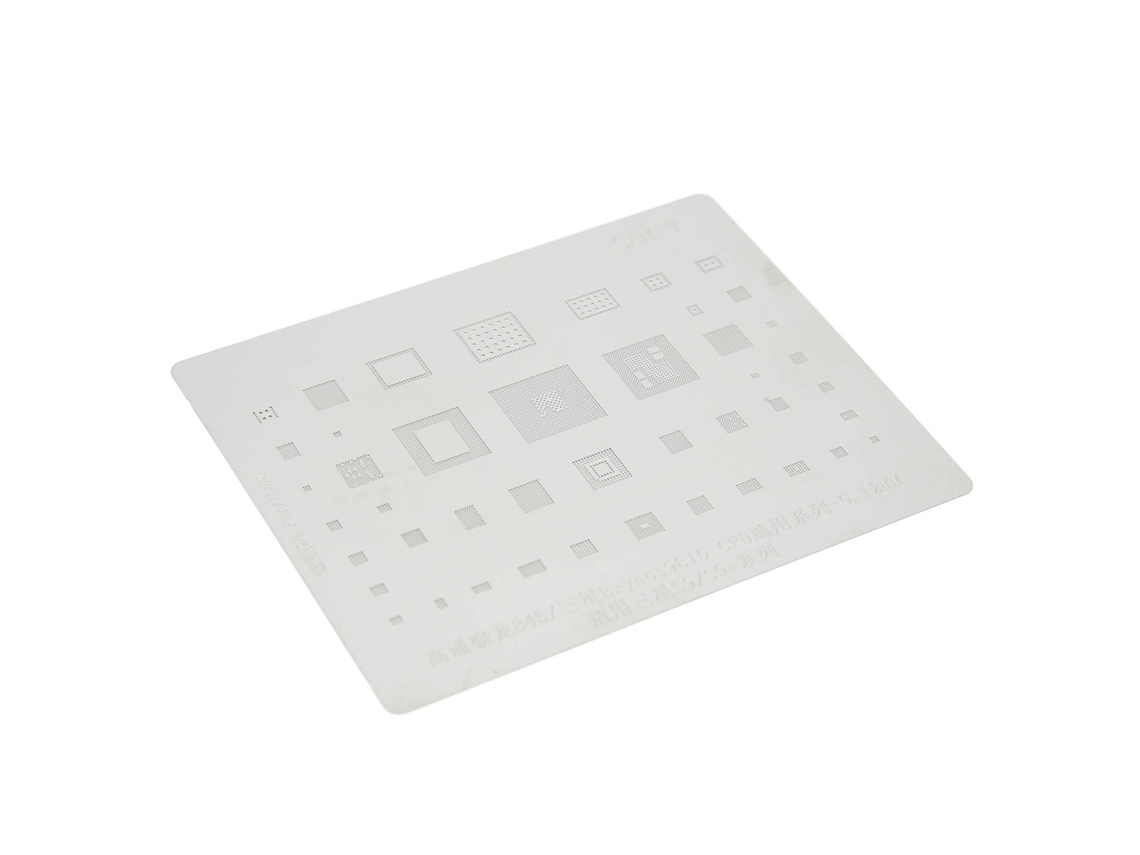 Stencil De Reballing Para Cpu Samsung S9 Com Precisão