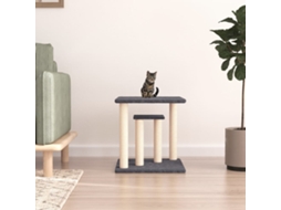 Vidaxl Postes Arranhadores P/ Gatos Com Plataformas 50 Cm Cinza-escuro